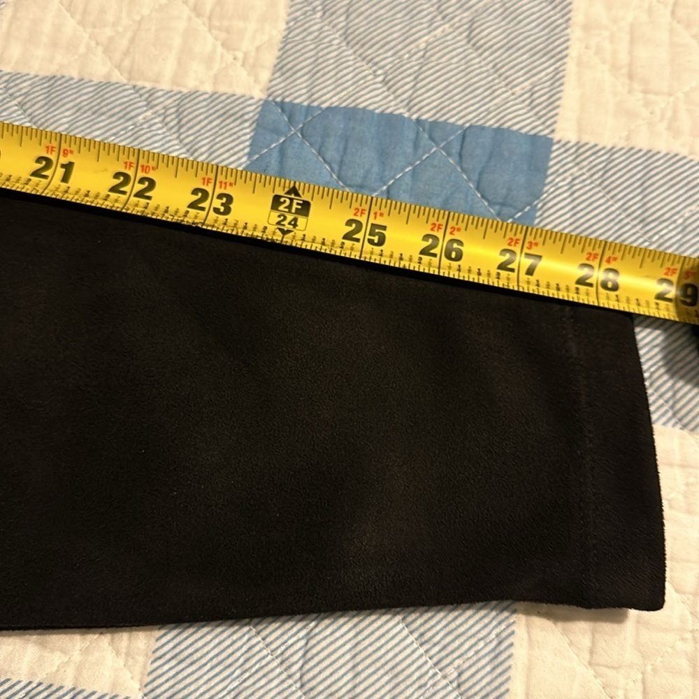 NWT Sanctuary /
FAUX SUEDE RUNWAY HIGH RISE LEGGING BLACK - Picture 7 of 16